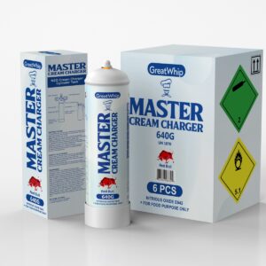 Great Whip - Master Cream Charger - Red Bull - 6 Pcs